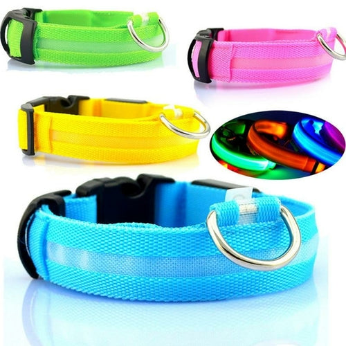 USB OPLAADBARE LED-HALSBAND VOOR HONDEN [Meerdere maten]